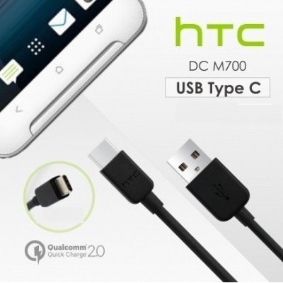 HTC USB Type-C 73H00621-00M melns vads 1,2 m. (origināls) / Vacins.lv