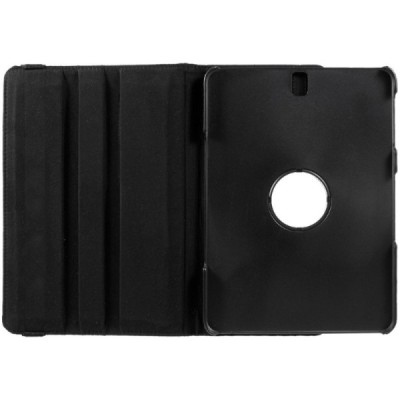 Samsung Galaxy Tab S3 9.7 (T820, T825) atverčiamas, sukamas 360 laipsnių, juodas odinis dėklas - stovas / Priedai.lt