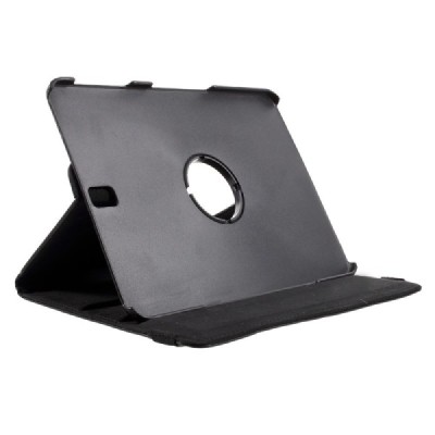 Samsung Galaxy Tab S3 9.7 (T820, T825) atverčiamas, sukamas 360 laipsnių, juodas odinis dėklas - stovas / Priedai.lt