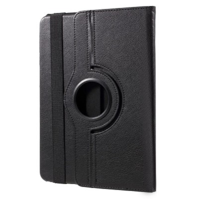Samsung Galaxy Tab S3 9.7 (T820, T825) atverčiamas, sukamas 360 laipsnių, juodas odinis dėklas - stovas / Priedai.lt