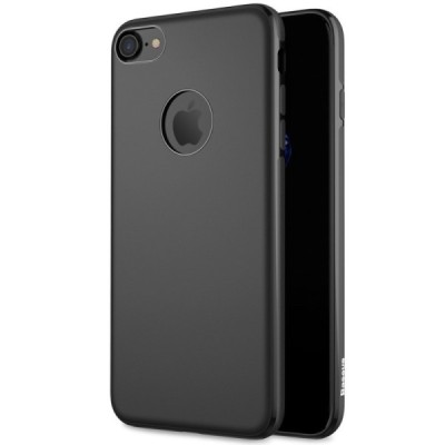 Apple iPhone 7 (iPhone 8) Baseus Mystery juodas dėklas su integruotu magnetu / Priedai.lt