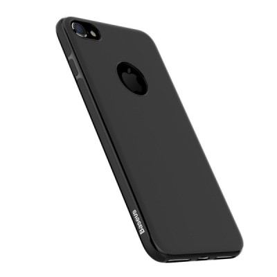 Apple iPhone 7 (iPhone 8) Baseus Mystery juodas dėklas su integruotu magnetu / Priedai.lt