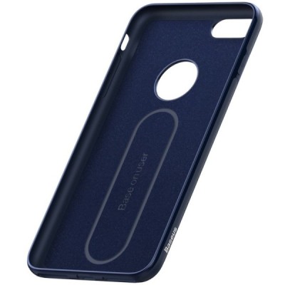 Apple iPhone 7 (iPhone 8) Baseus Mystery tumši zils plastmasas apvalks / vacins.lv