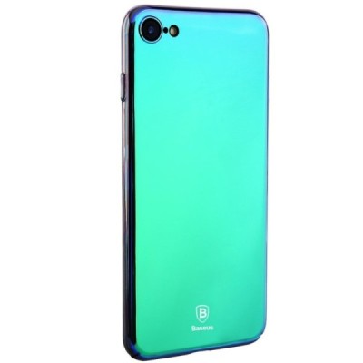 Apple iPhone 7 (iPhone 8) moderns Baseus Mirror Glass dzidrs smaragds spoguļa plastmasas apvalks / Vacins.lv