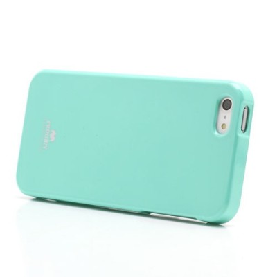 „Mercury“ Color kieto silikono (TPU) žalias (mėtinis) Apple iPhone SE (5, 5s) dėklas (dėkliukas) / Priedai.lt