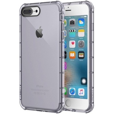 Apple iPhone 7 Plus (iPhone 8 Plus) Rock Fence dzidrs (caurspīdīgs) pelēks TPU apvalks / Vacins.lv