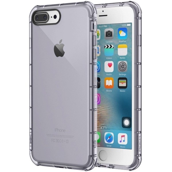 „Rock“ Fence skaidrus dėklas - pilkas (iPhone 7 Plus / 8 Plus)