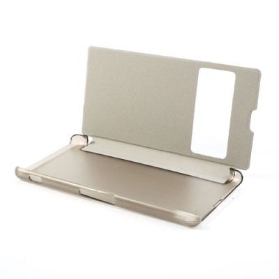 „S-View“ tipo Sony Xperia Z1 atverčiamas tamsiai pilkas dėklas / Priedai.lt