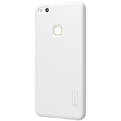 Huawei P10 Lite Nillkin Frosted Shield balts plastmasas apvalks + ekrāna aizsargplēve / Vacins.lv