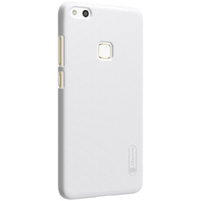 Huawei P10 Lite Nillkin Frosted Shield balts plastmasas apvalks + ekrāna aizsargplēve / Vacins.lv