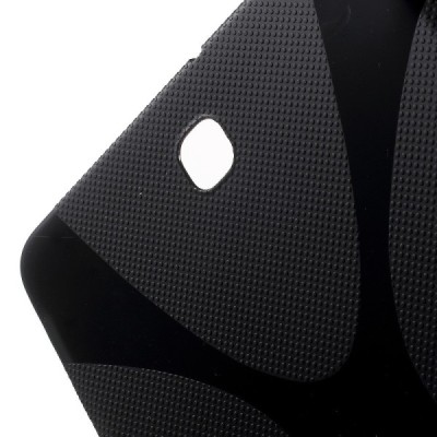 Samsung Galaxy Tab S2 8.0 (T715, T710) cieta silikona (TPU) melns apvalks / vacins.lv