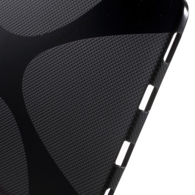 Samsung Galaxy Tab S2 8.0 (T715, T710) cieta silikona (TPU) melns apvalks / vacins.lv