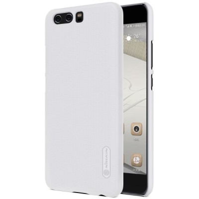 Huawei P10 Plus Nillkin Frosted Shield balts plastmasas apvalks + ekrāna aizsargplēve / Vacins.lv