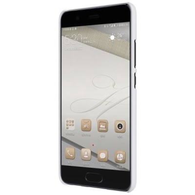 Huawei P10 Plus Nillkin Frosted Shield balts plastmasas apvalks + ekrāna aizsargplēve / Vacins.lv
