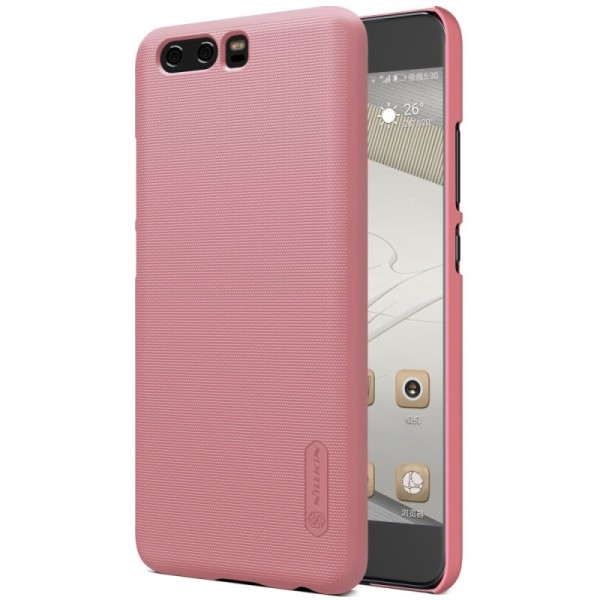 „Nillkin“ Frosted Shield apvalks - rozs + ekrāna aizsargplēve (P10 Plus)