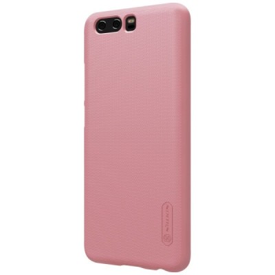 Huawei P10 Plus Nillkin Frosted Shield rozs plastmasas apvalks + ekrāna aizsargplēve / Vacins.lv