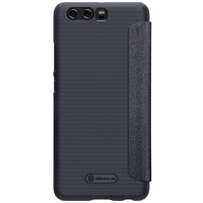 Huawei P10 Plus „Nillkin“ Sparkle atvēramais pelēks maciņš / Vacins.lv