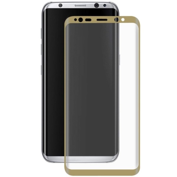 „Hat-Prince“ Tempered Glass apsauginis ekrano stiklas 0.26 mm - auksinis (Galaxy S8)