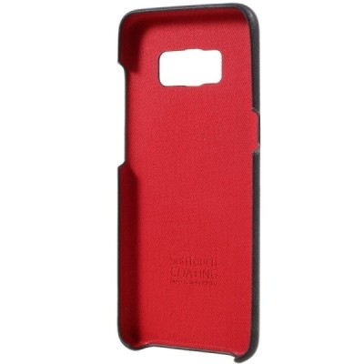 „X-Level“ Vintage Classic Samsung Galaxy S8+ (G955) melns ādas apvalks / Vacins.lv