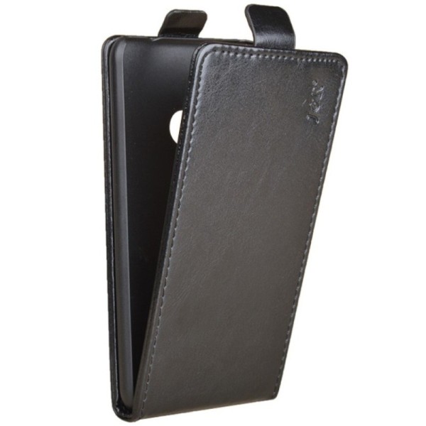 „J&R“ klasikinis atverčiamas dėklas - juodas (P9 Lite 2017)