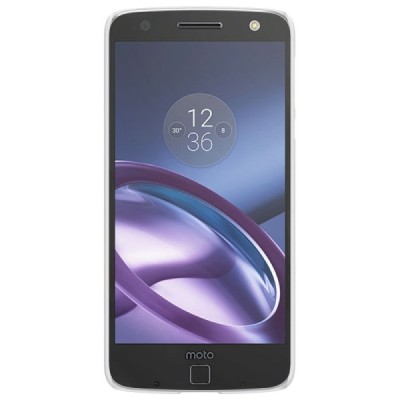 Motorola Moto Z (Moto Z Droid) Nillkin Frosted Shield balts plastmasas apvalks + ekrāna aizsargplēve / Vacins.lv
