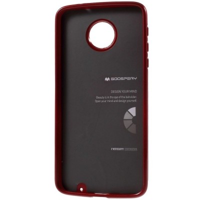 Motorola Moto Z (Moto Z Droid) raudonas Mercury kieto silikono (TPU) dėklas / Priedai.lt