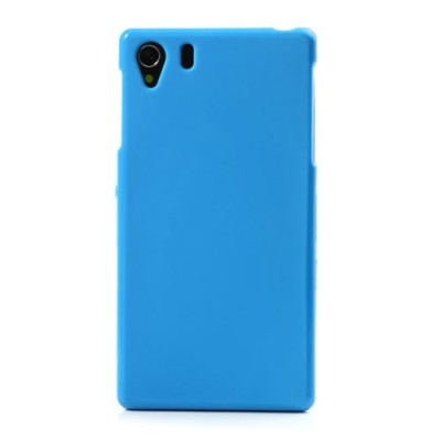 Sony Xperia Z1 Jelly Case zils cieta silikona (TPU) futrālis / Vacins.lv