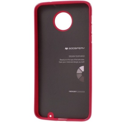 Motorola Moto Z (Moto Z Droid) Mercury tumši rozs cieta silikona (TPU) apvalks / vacins.lv