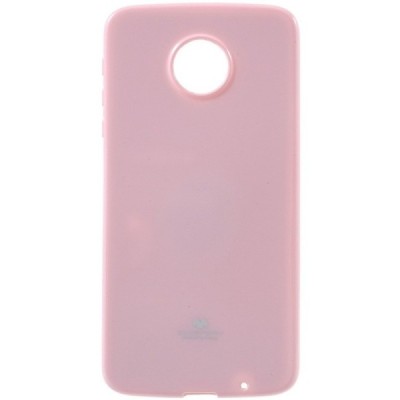 Motorola Moto Z (Moto Z Droid) Mercury gaiši rozs cieta silikona (TPU) apvalks / vacins.lv