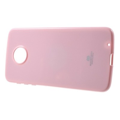 Motorola Moto Z (Moto Z Droid) Mercury gaiši rozs cieta silikona (TPU) apvalks / vacins.lv