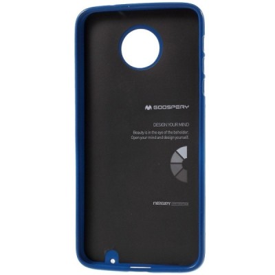 Motorola Moto Z (Moto Z Droid) mėlynas Mercury kieto silikono (TPU) dėklas / Priedai.lt