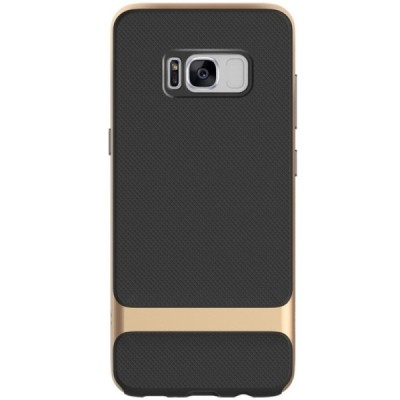 „Rock“ Royce sustiprintos apsaugos Samsung Galaxy S8+ (G955) juodas aukso spalvos apvadais kieto silikono (TPU) ir plastiko dėkl