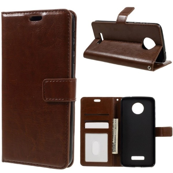 Atvēramais maciņš - brūns (Moto Z)