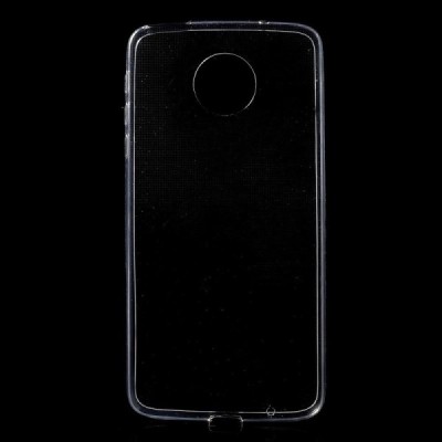 Motorola Moto Z (Moto Z Droid) skaidrus (permatomas) kieto silikono TPU ploniausias pasaulyje dėklas / Priedai.lt