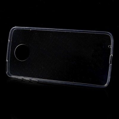 Motorola Moto Z (Moto Z Droid) skaidrus (permatomas) kieto silikono TPU ploniausias pasaulyje dėklas / Priedai.lt