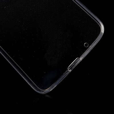 Motorola Moto Z (Moto Z Droid) skaidrus (permatomas) kieto silikono TPU ploniausias pasaulyje dėklas / Priedai.lt