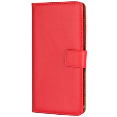 Sony Xperia L1 (G3311, G3312, G3313) atvēramais ādas sarkans maciņš (maks) / Vacins.lv