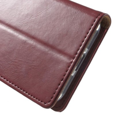 Mercury Blue Moon Apple iPhone 7 (iPhone 8) atvērams bordo ādas maciņš / Vacins.lv