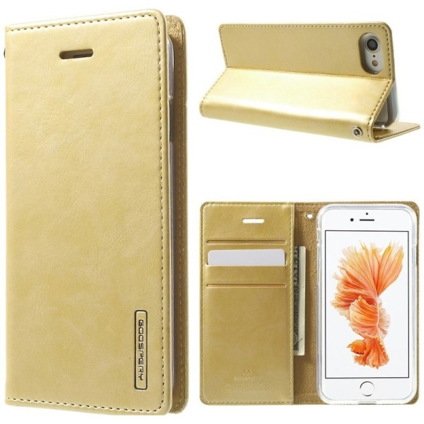 „Mercury“ Blue Moon atverčiamas dėklas - auksinis ((iPhone 7 / 8 / SE 2020 / SE 2022)