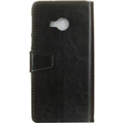 HTC U Play (Alpine) atvēramais ādas melns maciņš, grāmata (maks) / Vacins.lv