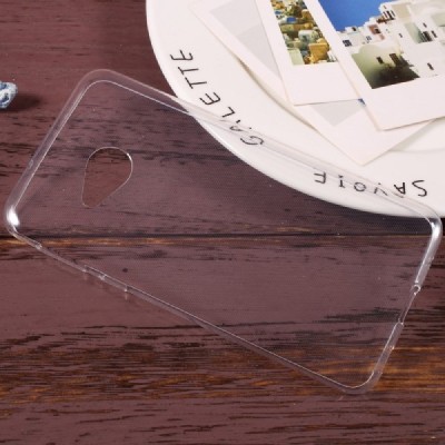 HTC U Play (Alpine) dzidrs (caurspīdīgs) cieta silikona TPU pasaulē planākais apvalks / Vacins.lv