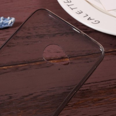 HTC U Play (Alpine) dzidrs (caurspīdīgs) cieta silikona TPU pasaulē pelēks apvalks / Vacins.lv