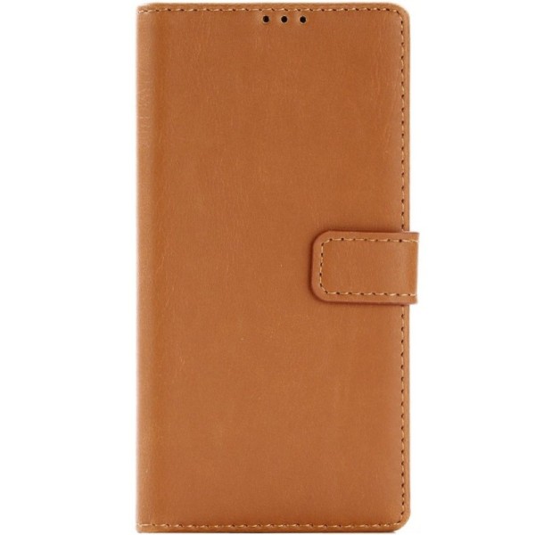 „Retro“ atvēramais maciņš - gaiši brūns (Xperia XA1)