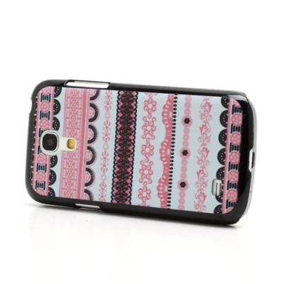 Raštuotas rožinis Samsung Galaxy S4 Mini dėklas (Dėkliukas) / Priedai.lt