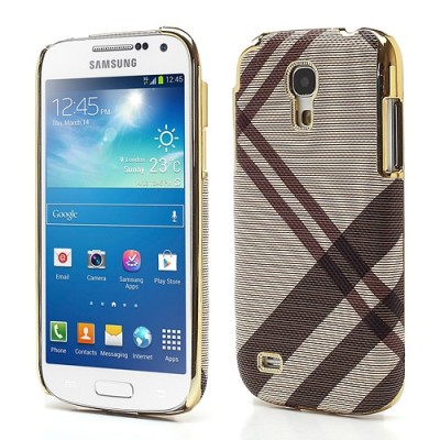 „Burberry“ stiliaus rudas Samsung Galaxy S4 Mini dėklas (Dėkliukas) / Priedai.lt