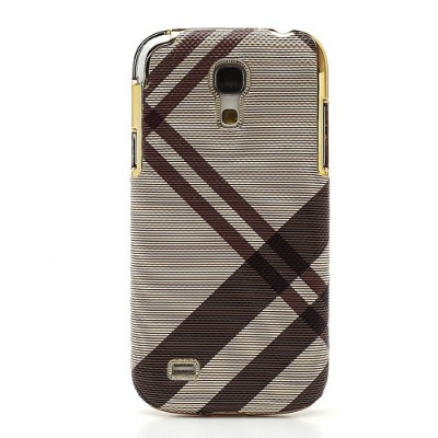 „Burberry“ stiliaus rudas Samsung Galaxy S4 Mini dėklas (Dėkliukas) / Priedai.lt