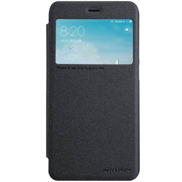 „Nillkin“ Sparkle atvēramais maciņš - pelēks (Redmi 4X)