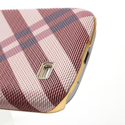 „Burberry“ stiliaus rožinis Samsung Galaxy S4 Mini dėklas (Dėkliukas) / Priedai.lt