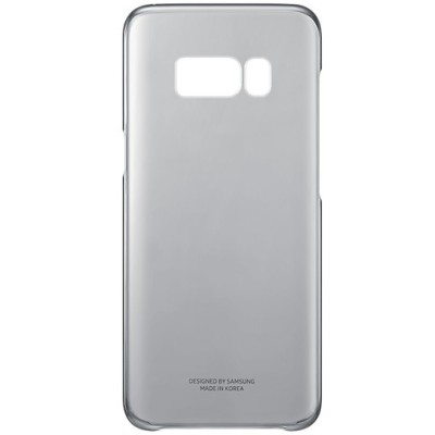 Samsung Galaxy S8 (G950) Clear Cover pelēks (dzidrs) cieta silikona TPU pasaulē planākais apvalks / Vacins.lv