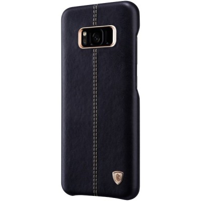 Samsung Galaxy S8 (G950) Plus „Nillkin“ Englon melns ādas apvalks / Vacins.lv